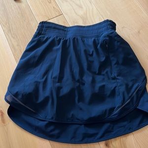 Hotty hot high rise skort- high rise -long